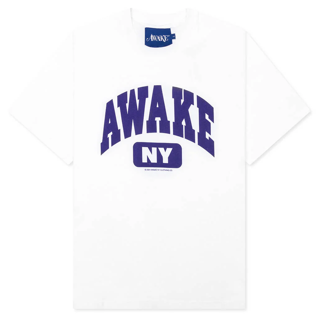 Varsity Tee - White