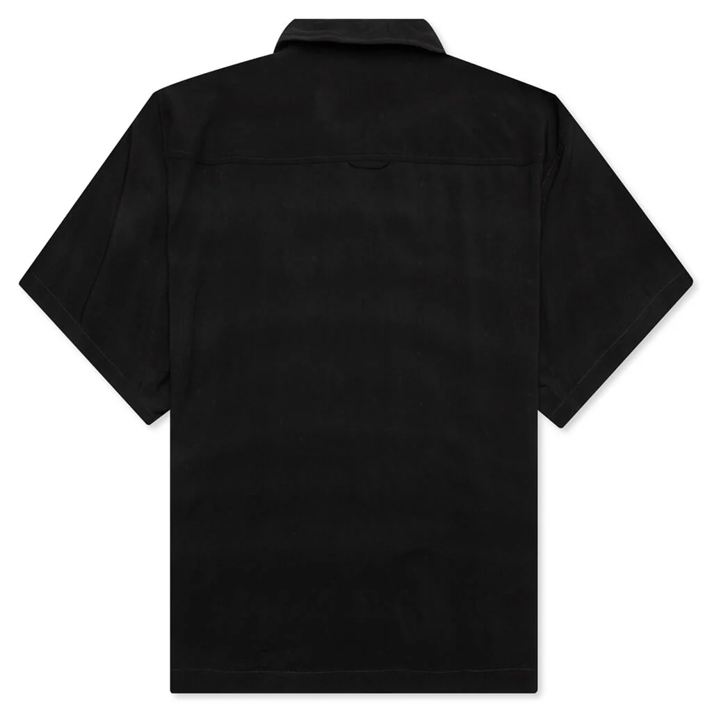 Awake NY x Gil Scott Heron Camp Shirt - Black - Image 2