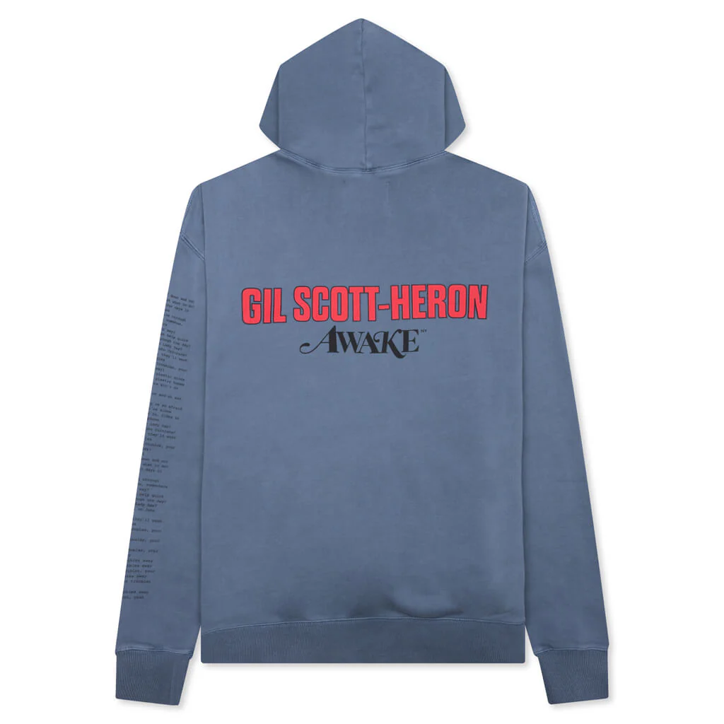 Awake NY x Gil Scott Heron Hoodie - Slate - Image 2
