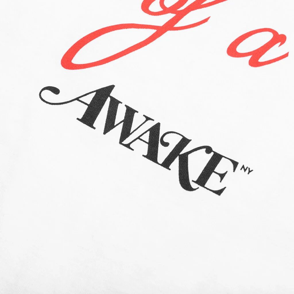 Awake NY x Gil Scott Heron L/S Tee - White - Image 4