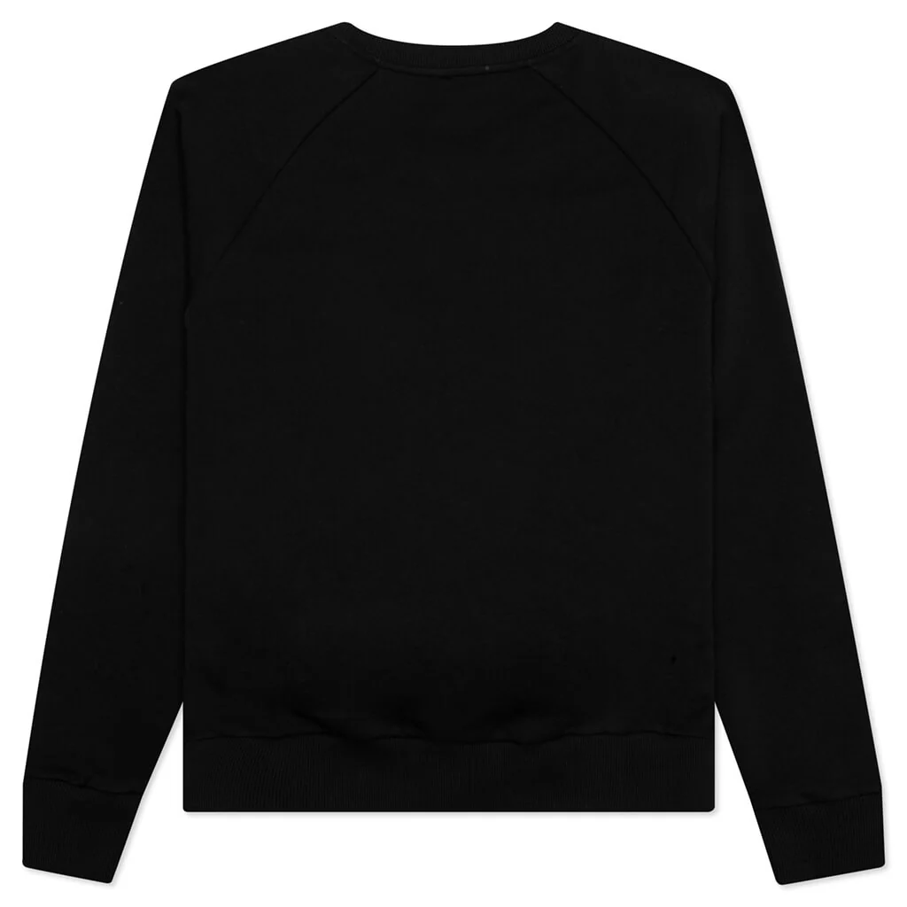 Flock & Foil Sweatshirt - Black/Gold - Image 2