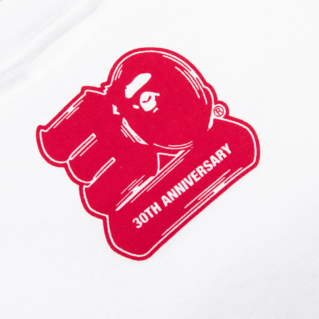 Bape 30th Anniversary Tee #1 M - White/Red - Image 4
