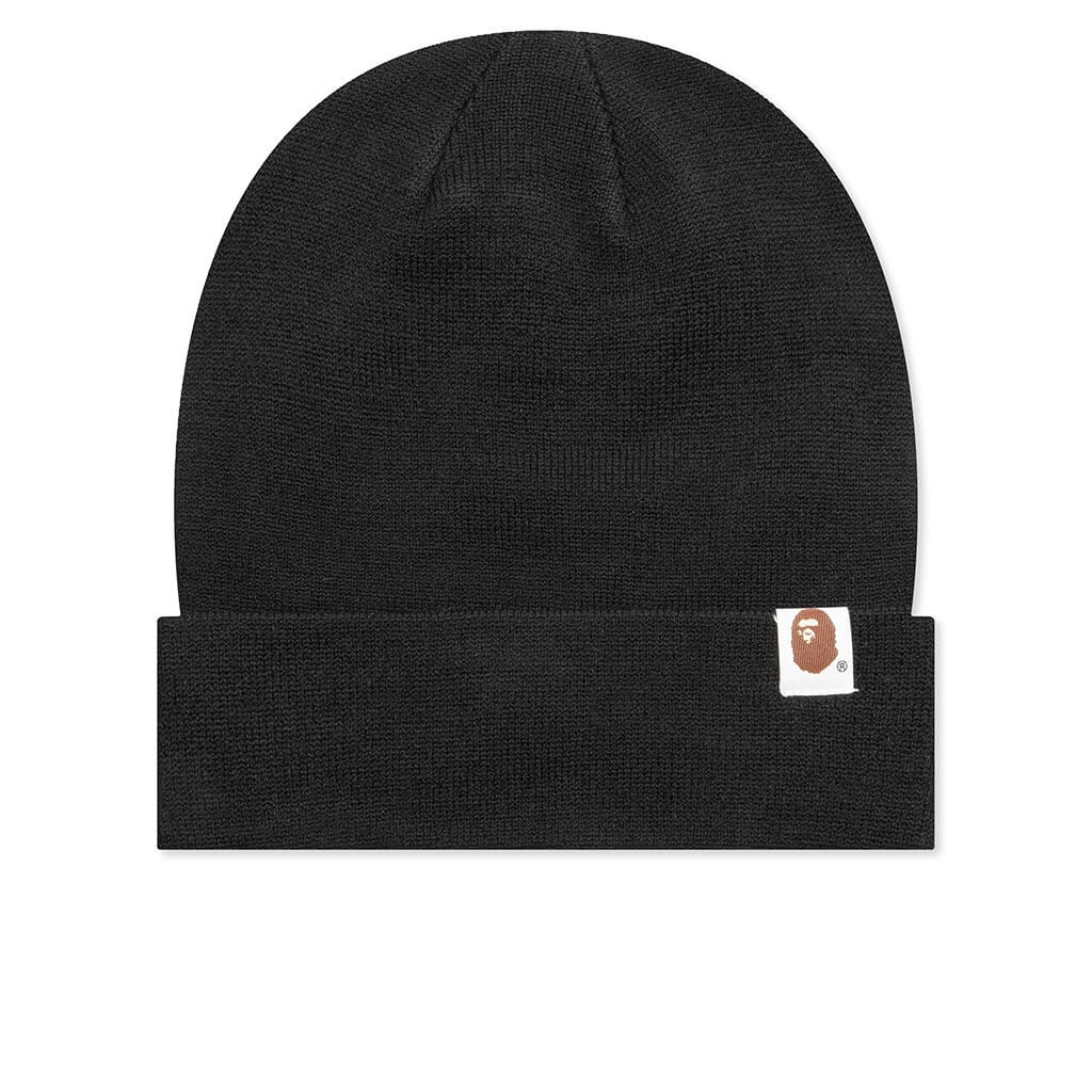 Bape Patch Knit Cap - Black