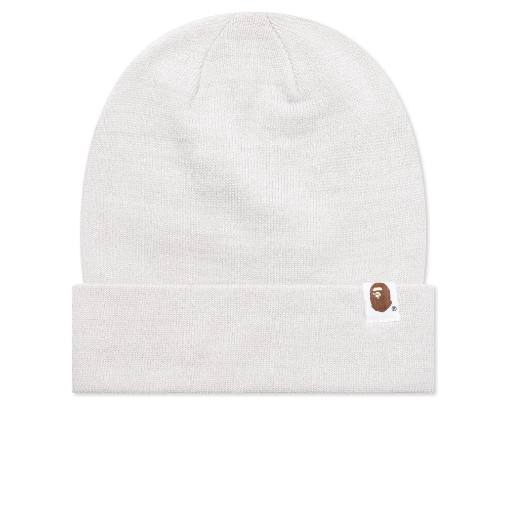 Bape Patch Knit Cap - Gray