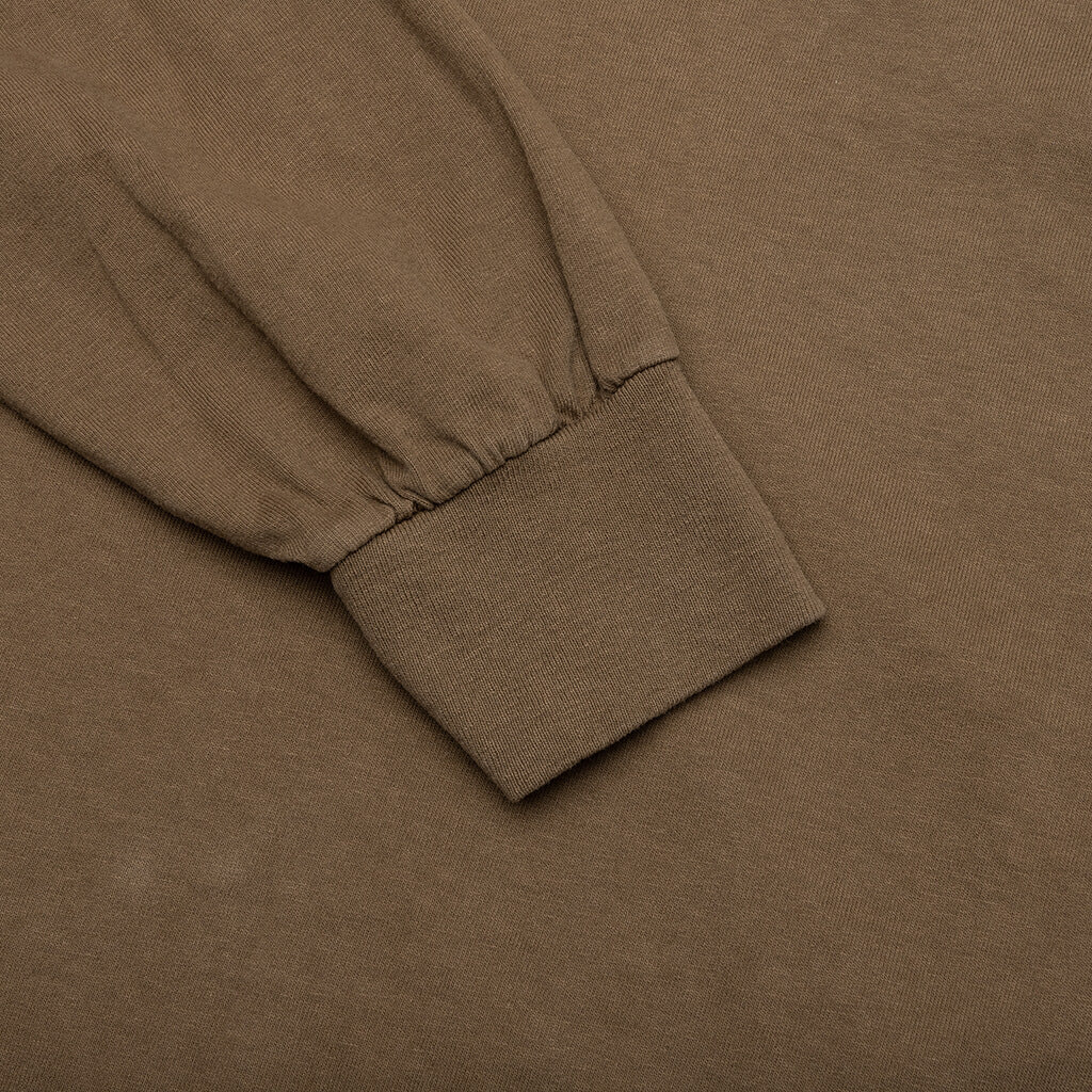 Basic Stussy Pig. Dyed L/S Tee - Brown - Image 5