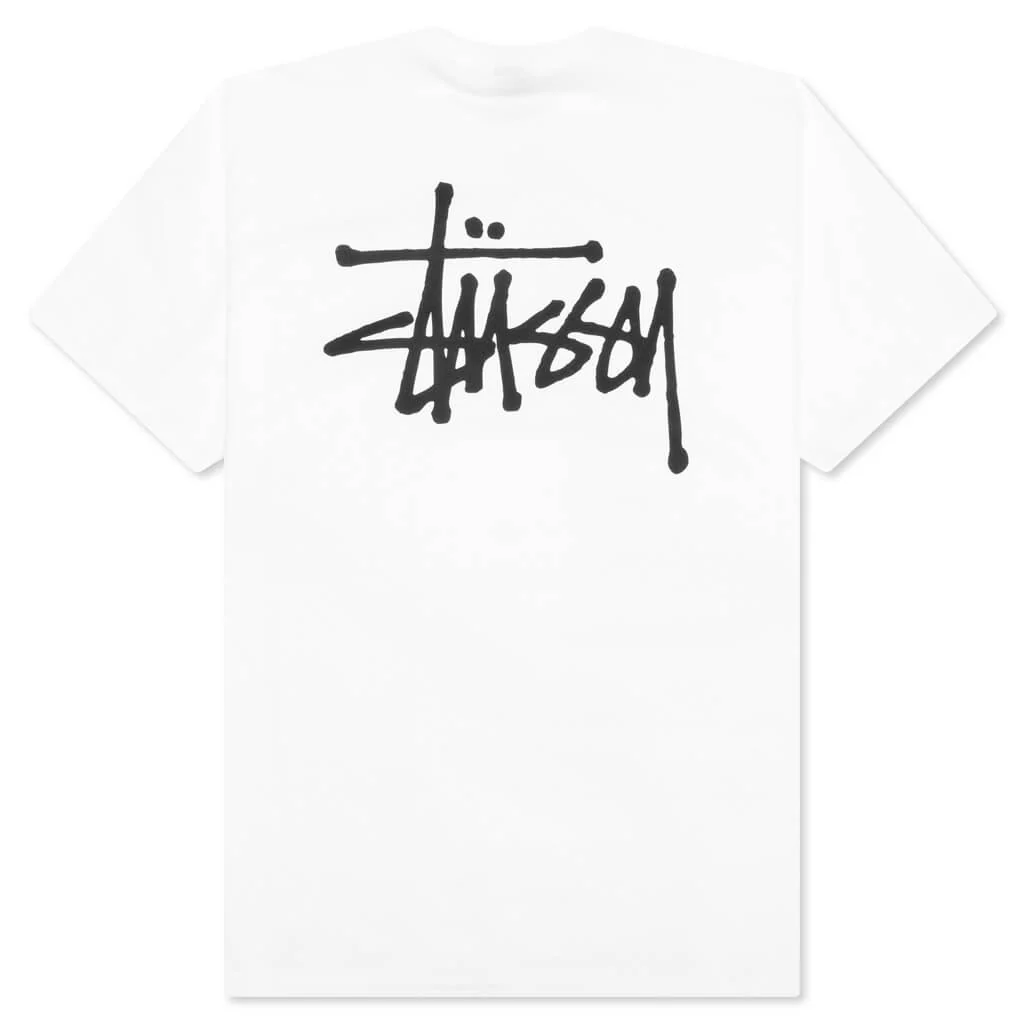 Basic Stussy Tee - White - Image 2