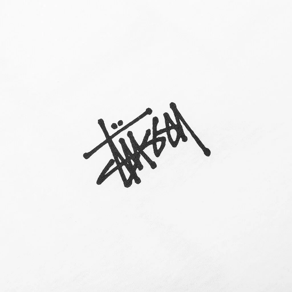 Basic Stussy Tee - White - Image 3