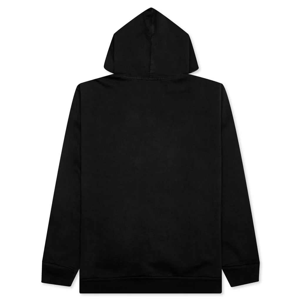 Bassline Hood Fleece - Black - Image 2