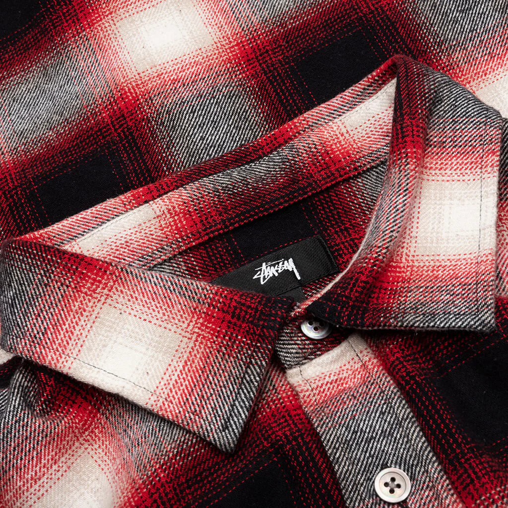 Bay Plaid Shirt - Red - Image 3