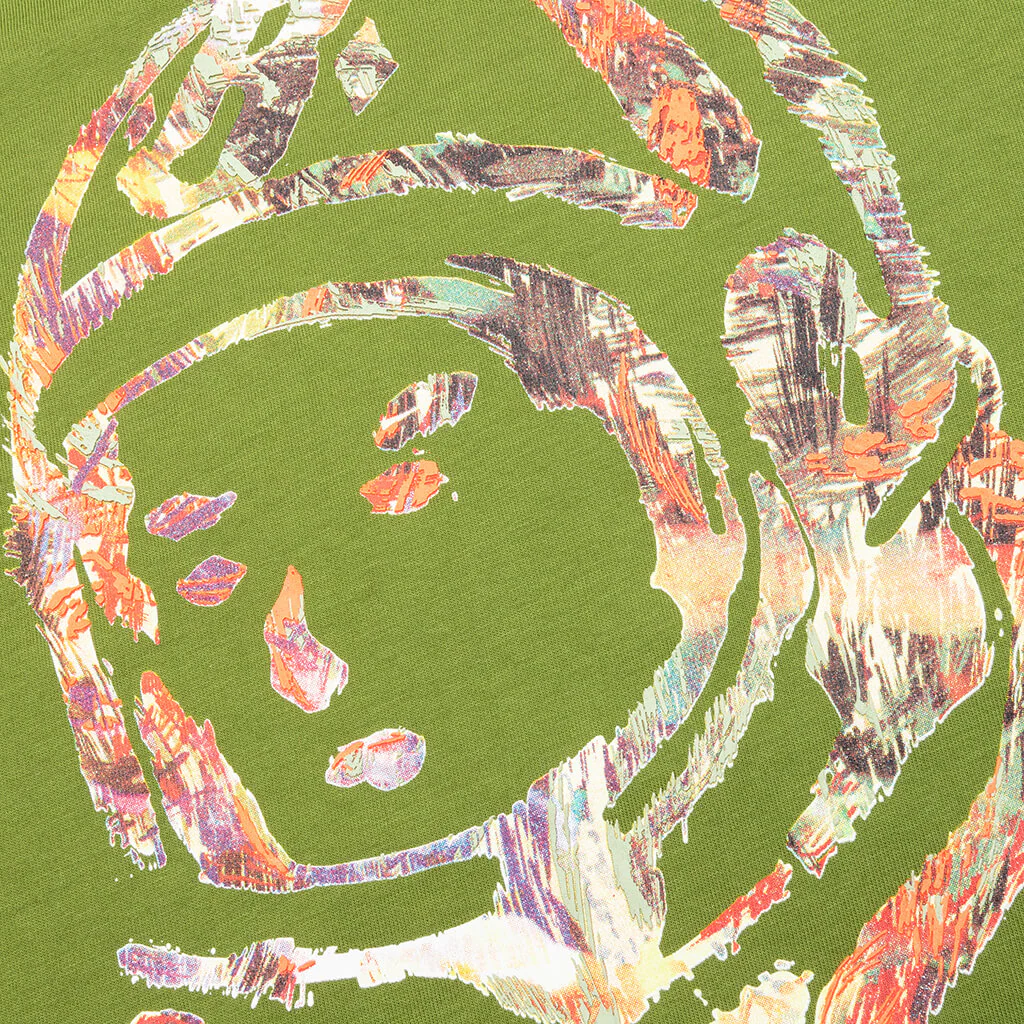 BB Scribbled S/S Tee - Cedar Green - Image 3