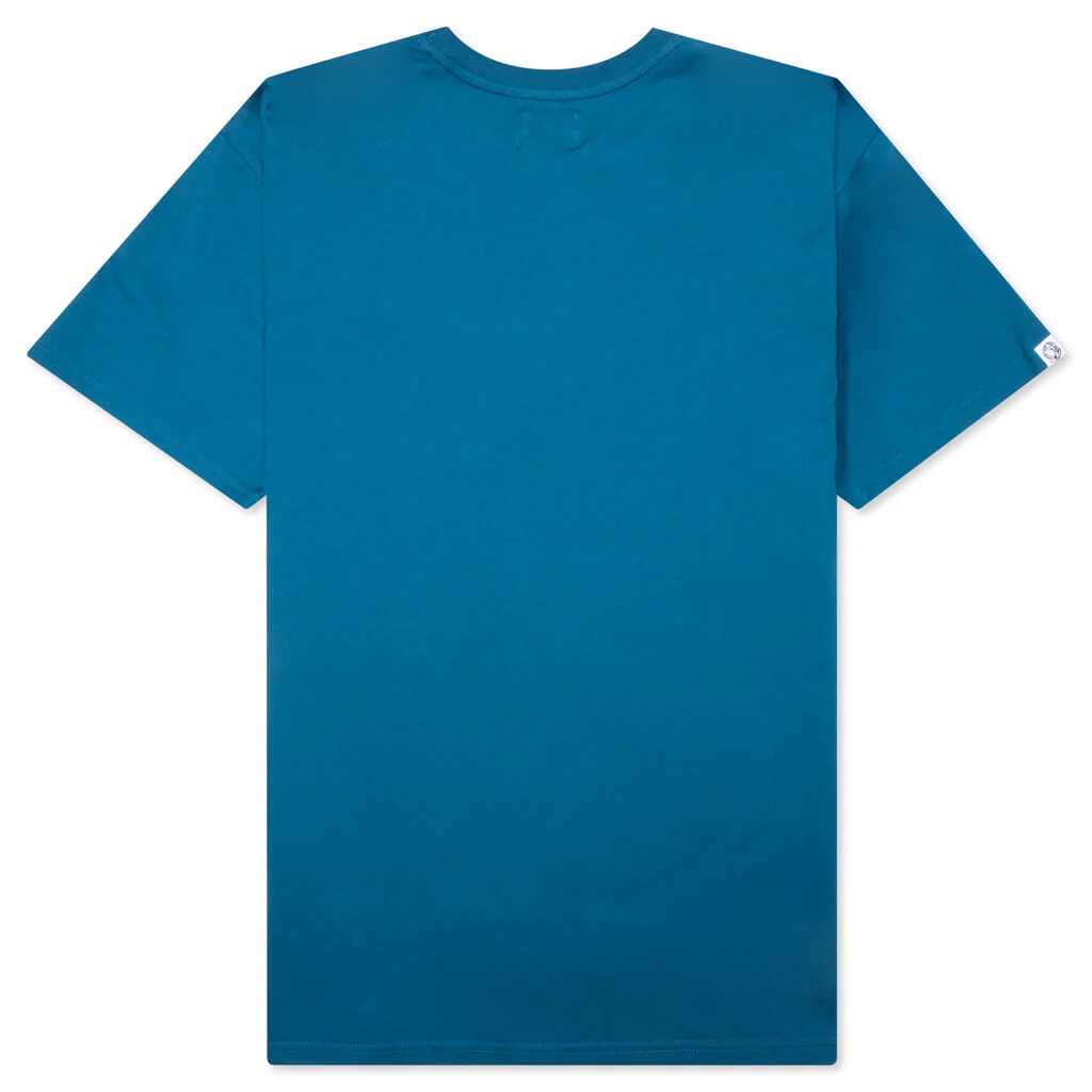 BB Small Arch S/S Knit - Moroccan Blue - Image 2