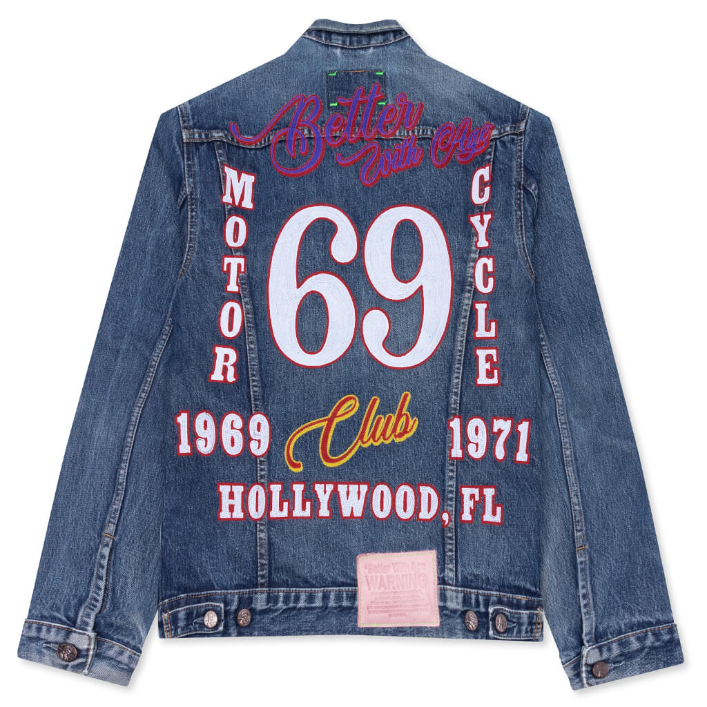 Clark Denim Jacket - Indigo - Image 2