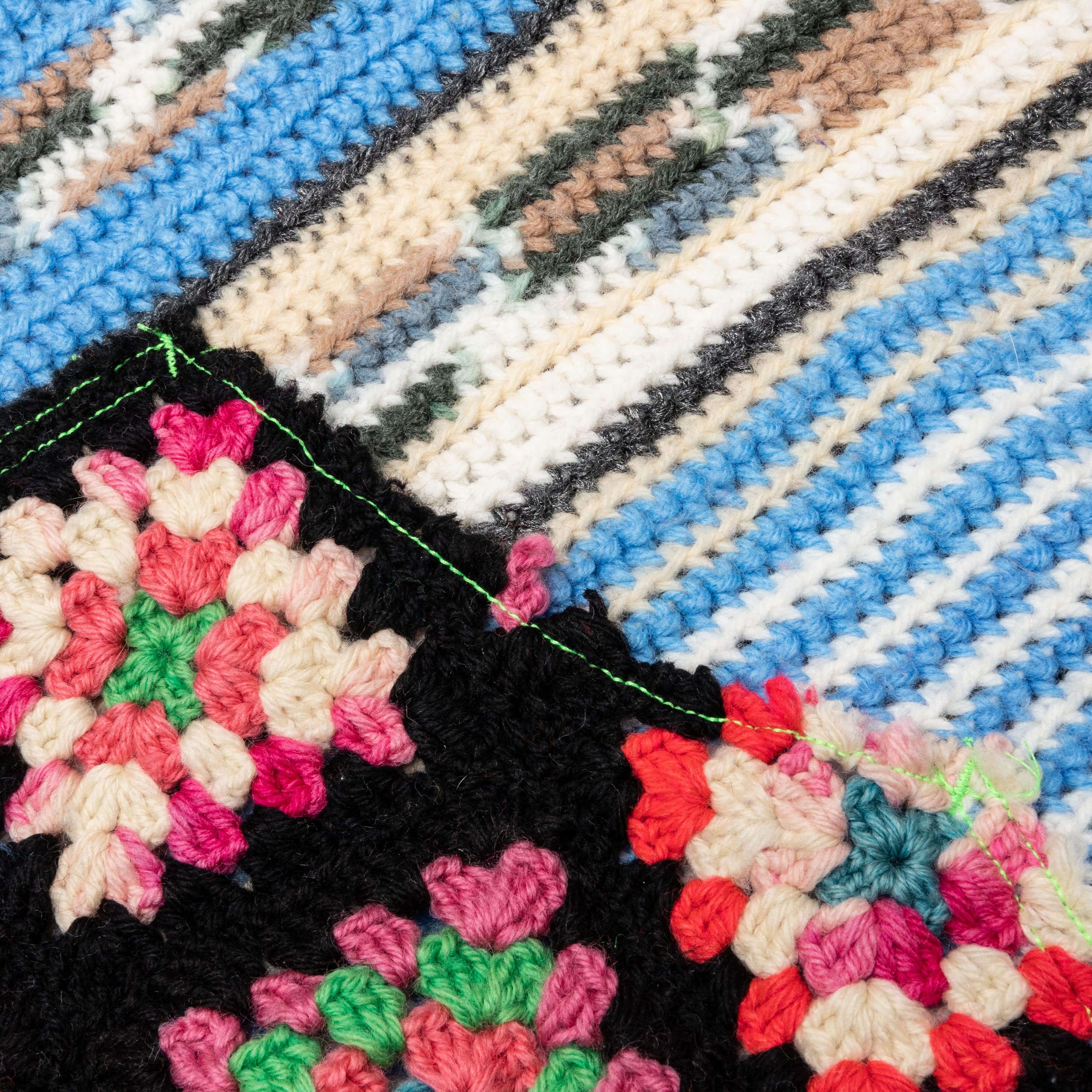 Nonna's Hand Knit Hoodie - Multi - Image 5