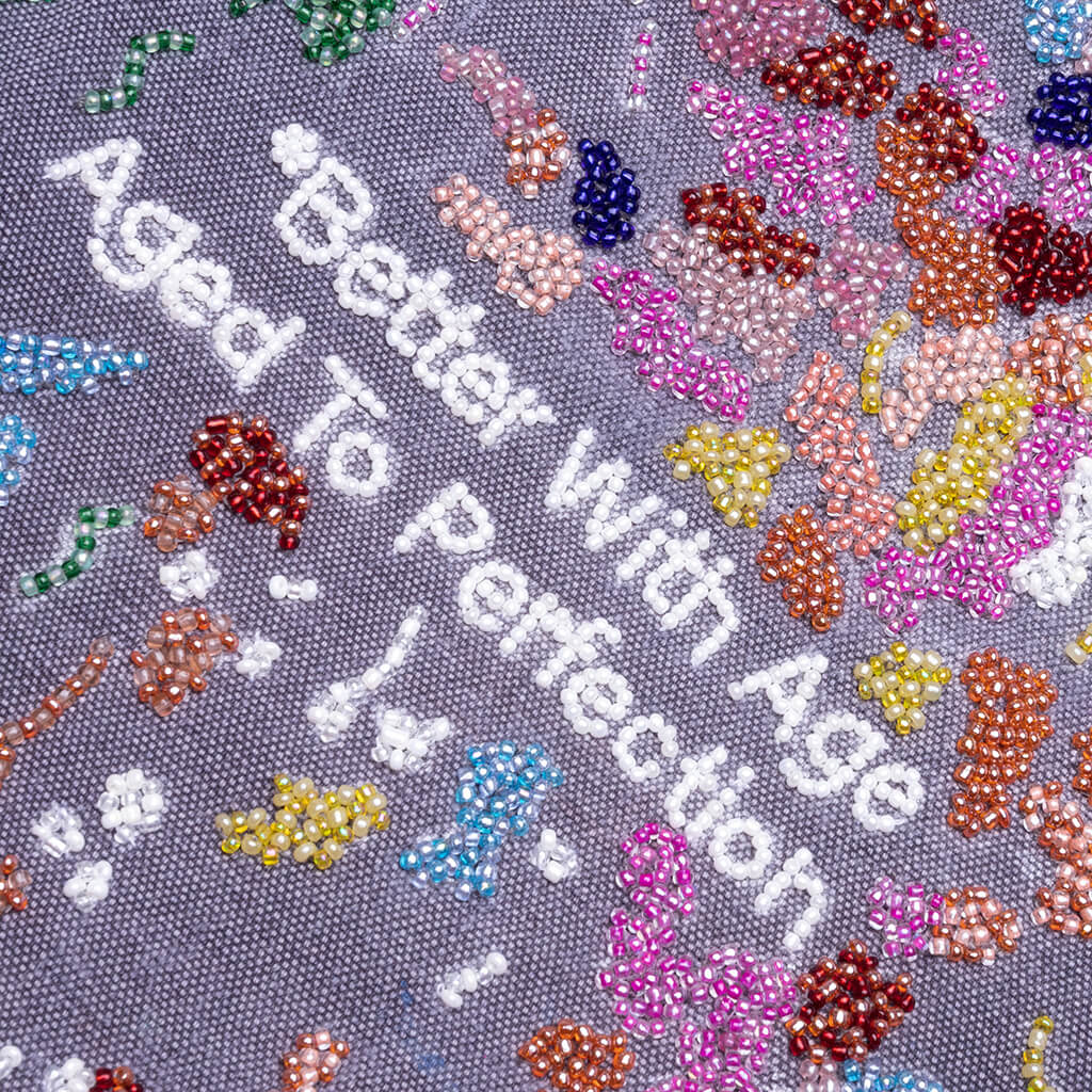 Painter's Hand-Beaded Double-Wide Trouser - Multi - Image 3