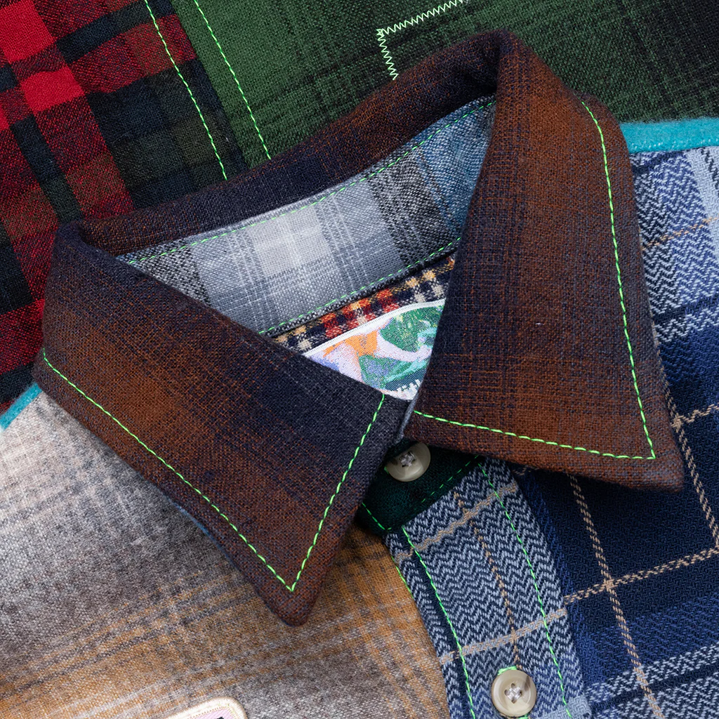*Better with Age x Pendleton Whitney Reversible Flannel Overshirt - Multi - Image 3
