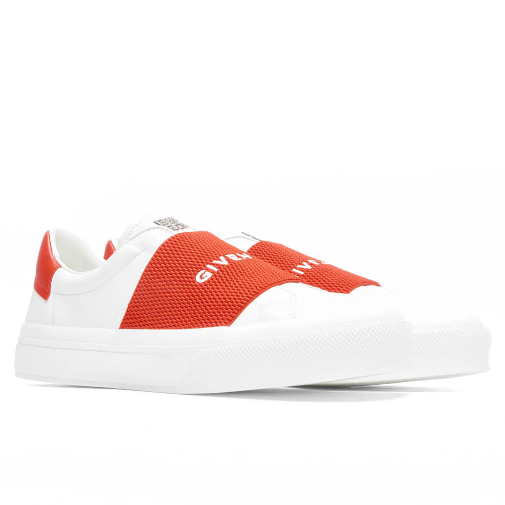 City Sport Sneakers - White/Red - Image 2