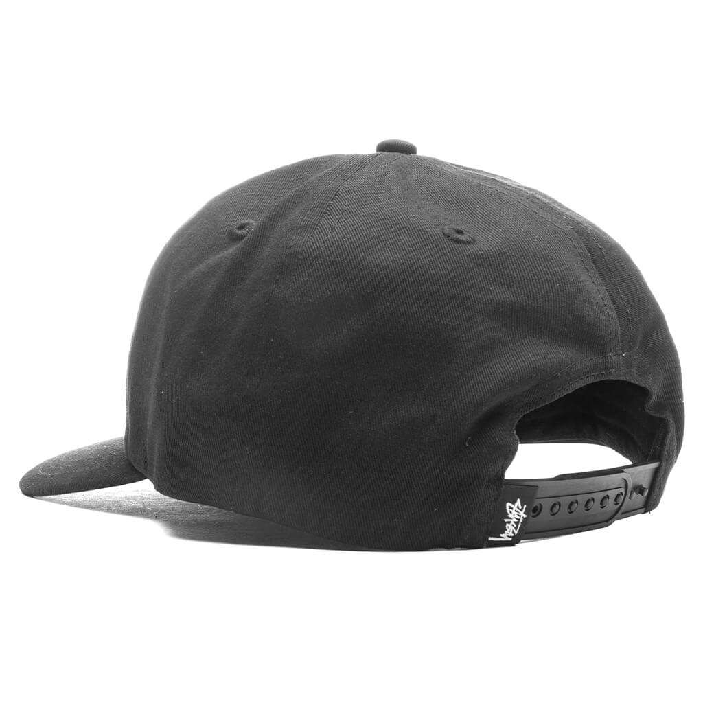 Big Stock Mid Depth Cap - Black - Image 4