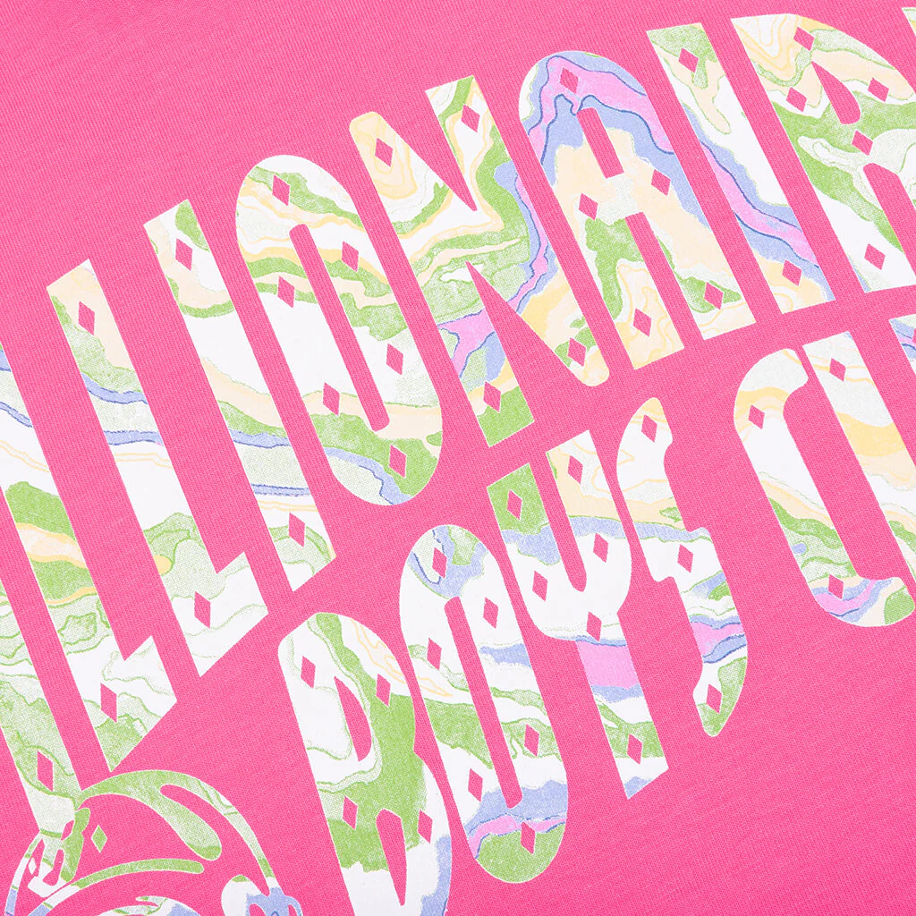 BB Arch S/S Tee - Carmine Rose - Image 3