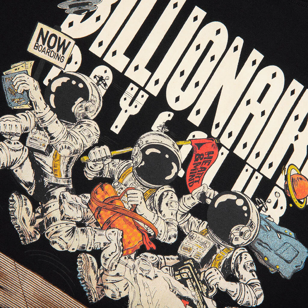 BB Now Boarding S/S Tee - Black - Image 3