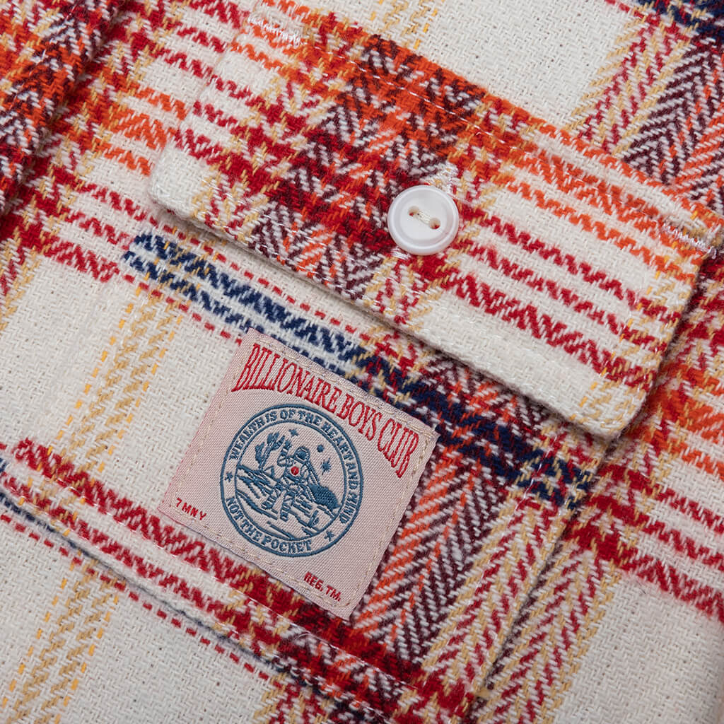 Kids BB Ranger L/S Flannel - Red - Image 4