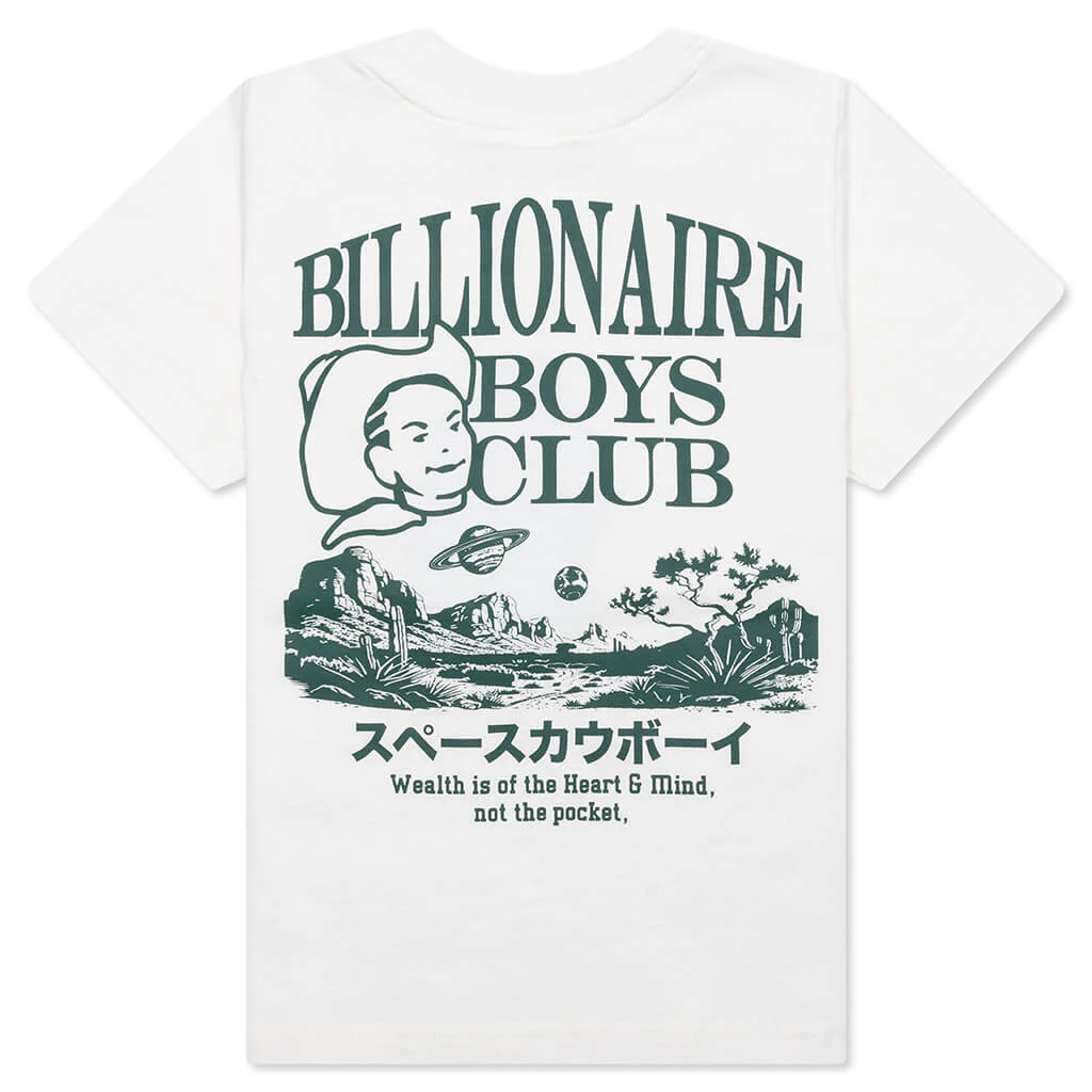 Kids BB Space Cowboy S/S Tee - Whisper White - Image 2