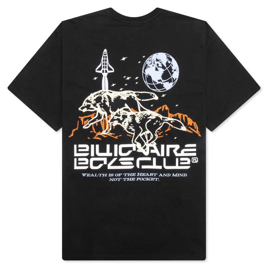 BB Wolves S/S Knit (Oversized Fit) - Black - Image 2