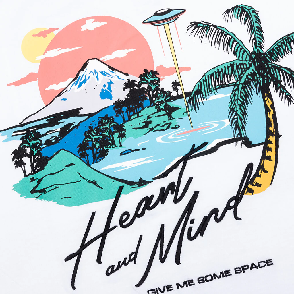 Heart and Mind S/S Knit - Bleach White - Image 4