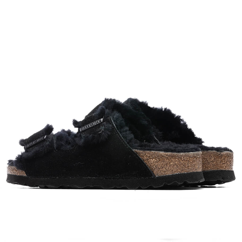 Women's Narrow Arizona Shearling - Black - Image 4