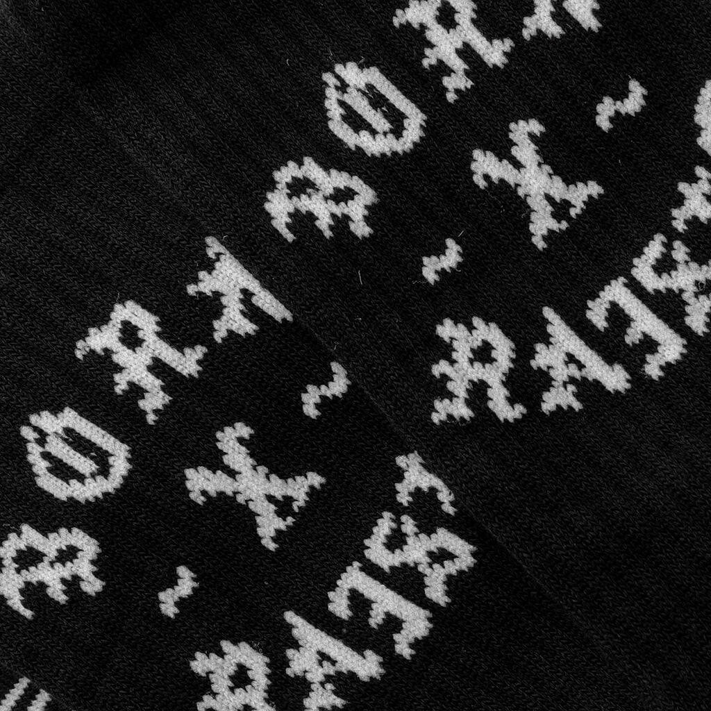 10 Toes Down Rocker Socks - Black - Image 2