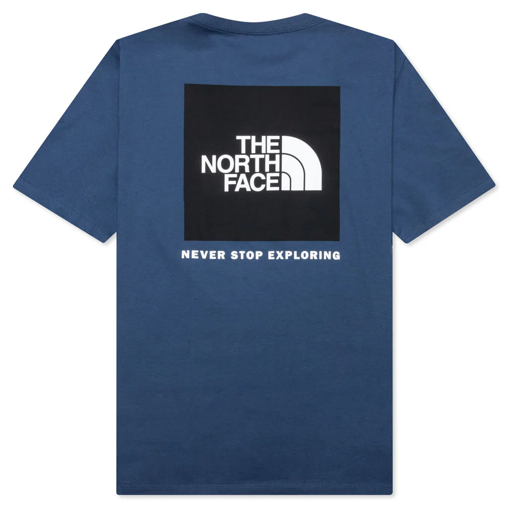 Box NSE S/S Tee - Shady Blue/Black - Image 2