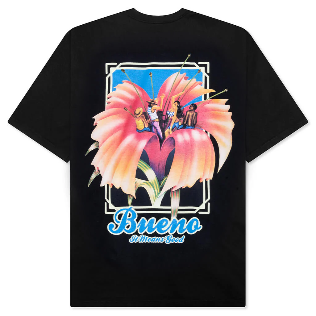 Flor De Samba S/S Tee - Black - Image 2