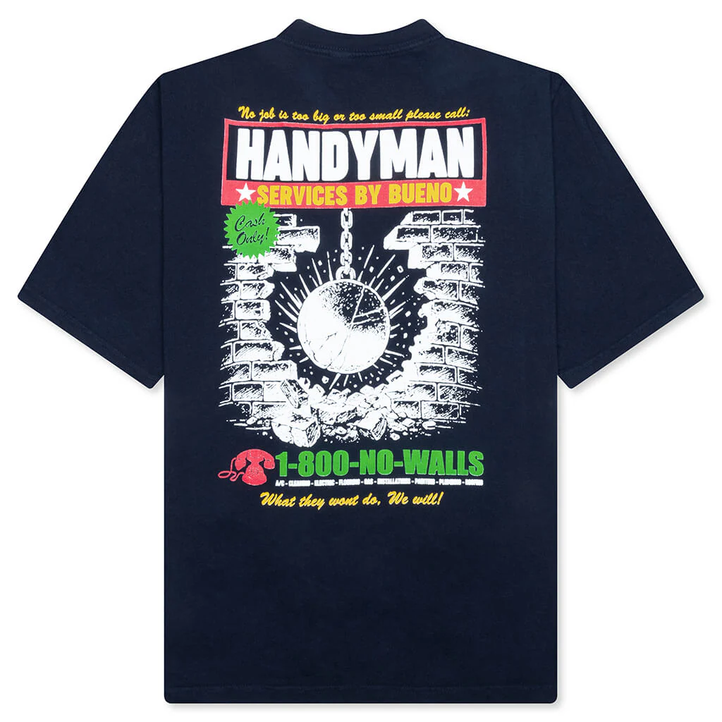 Handyman S/S Tee - Navy - Image 2