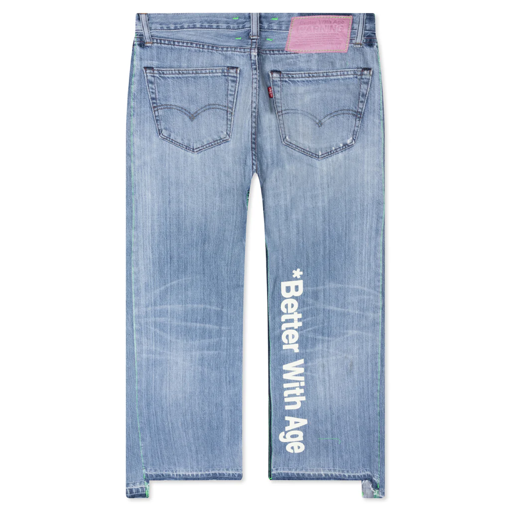 Baggy Jawn Denim Pants - Indigo - Image 2