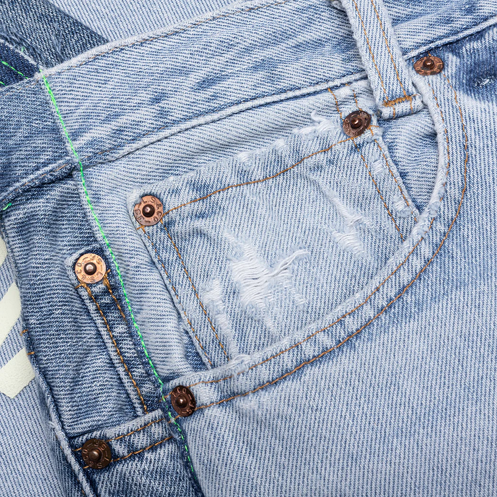 Baggy Jawn Denim Pants - Indigo - Image 3