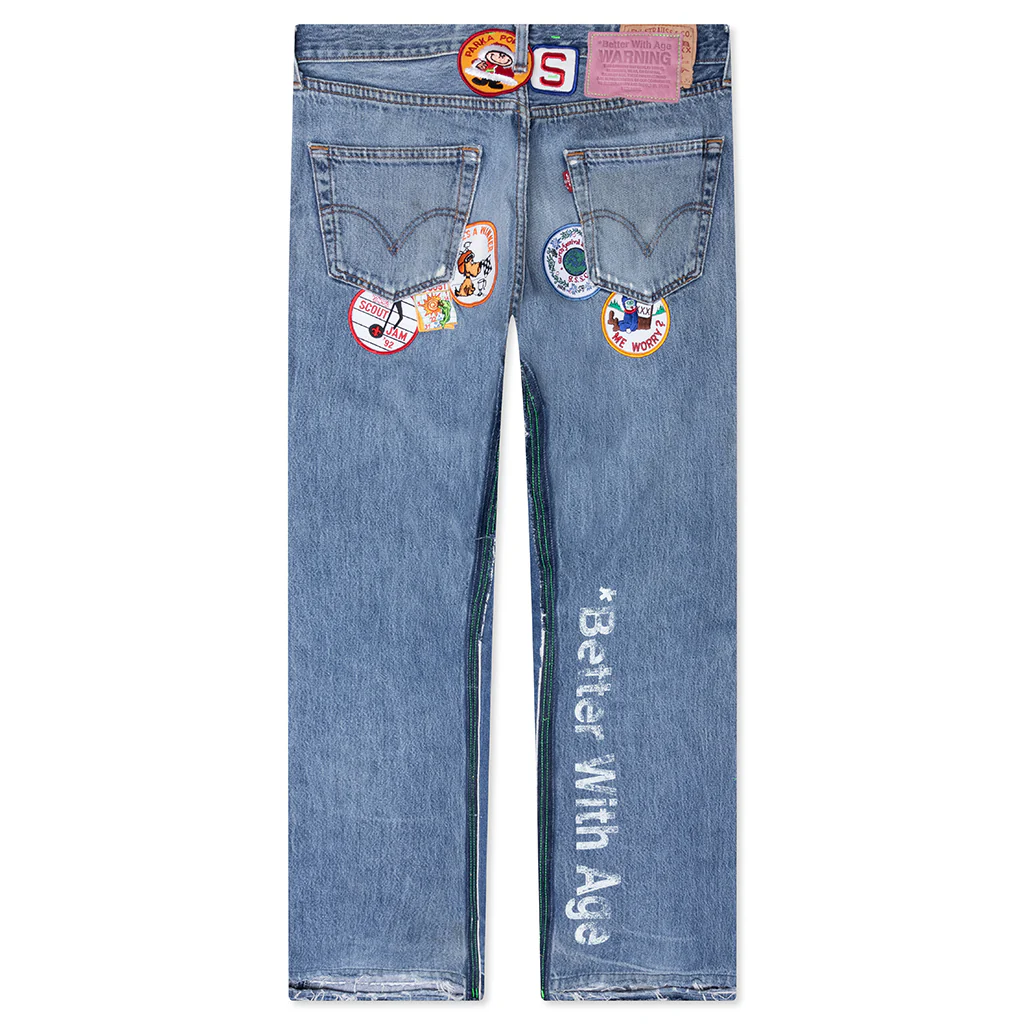Gentlemen's Denim Pants - Indigo - Image 2