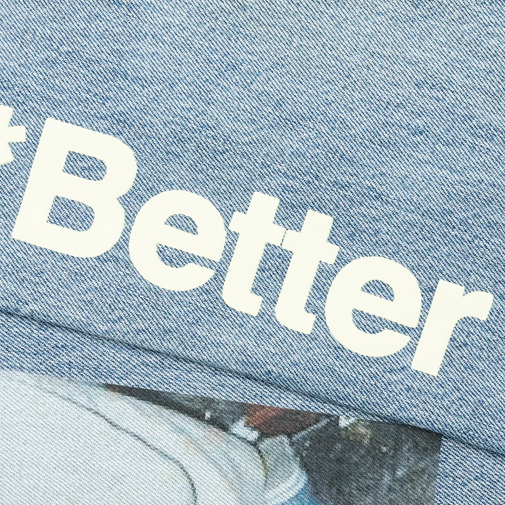 Tabloid Denim Pants - Indigo - Image 4