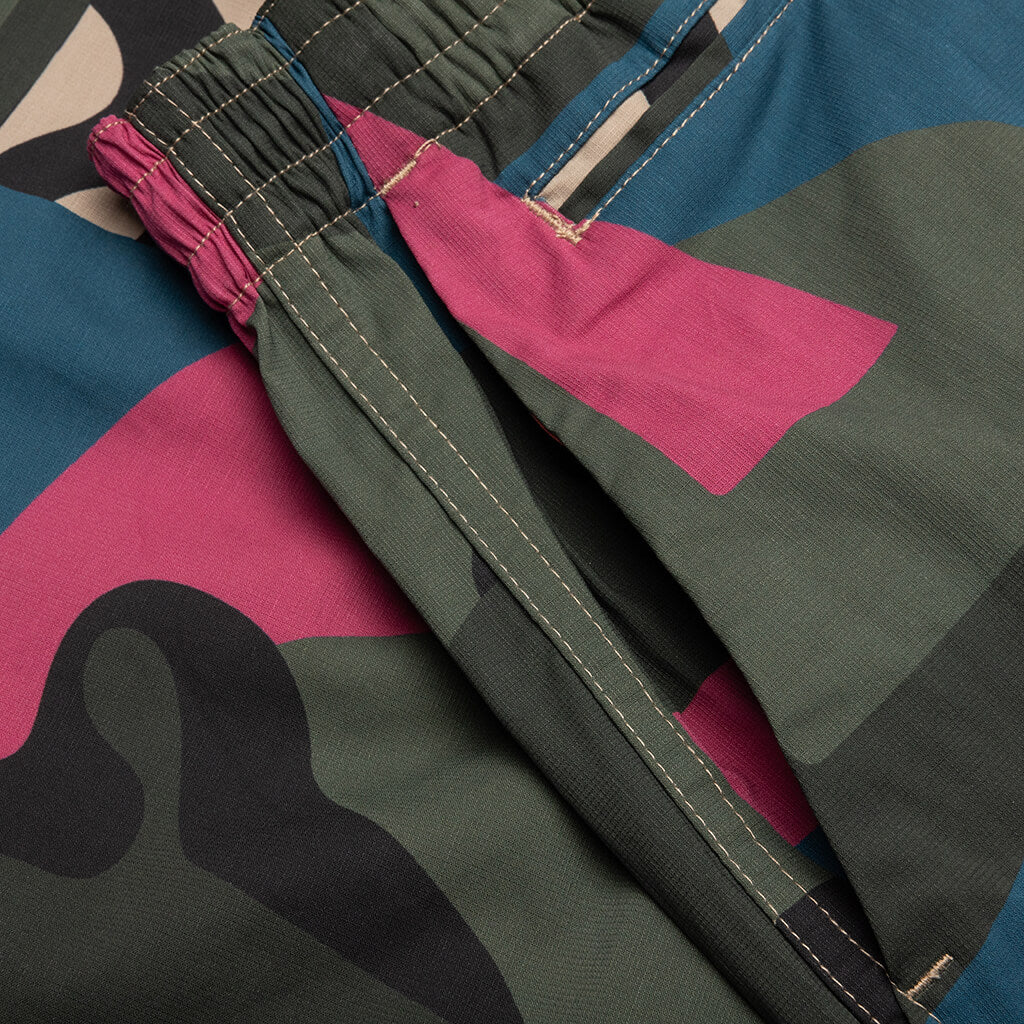 Distorted Camo Shorts - Pink - Image 4