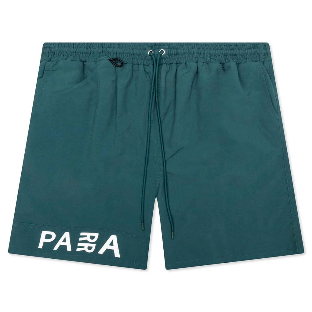 No Vision Swim Shorts - Pine Green