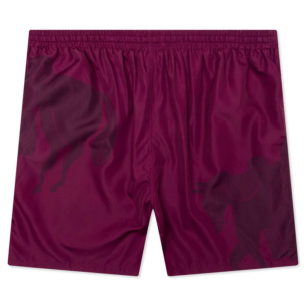 Short Horse Shorts - Tyrian Purple - Image 2