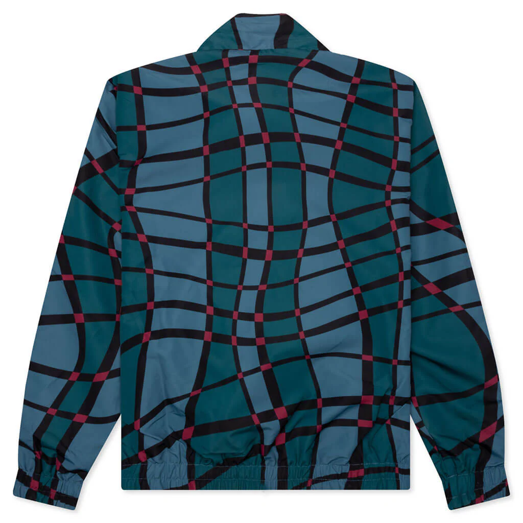 Squared Waves Pattern Track Top - Multi Check - Image 2