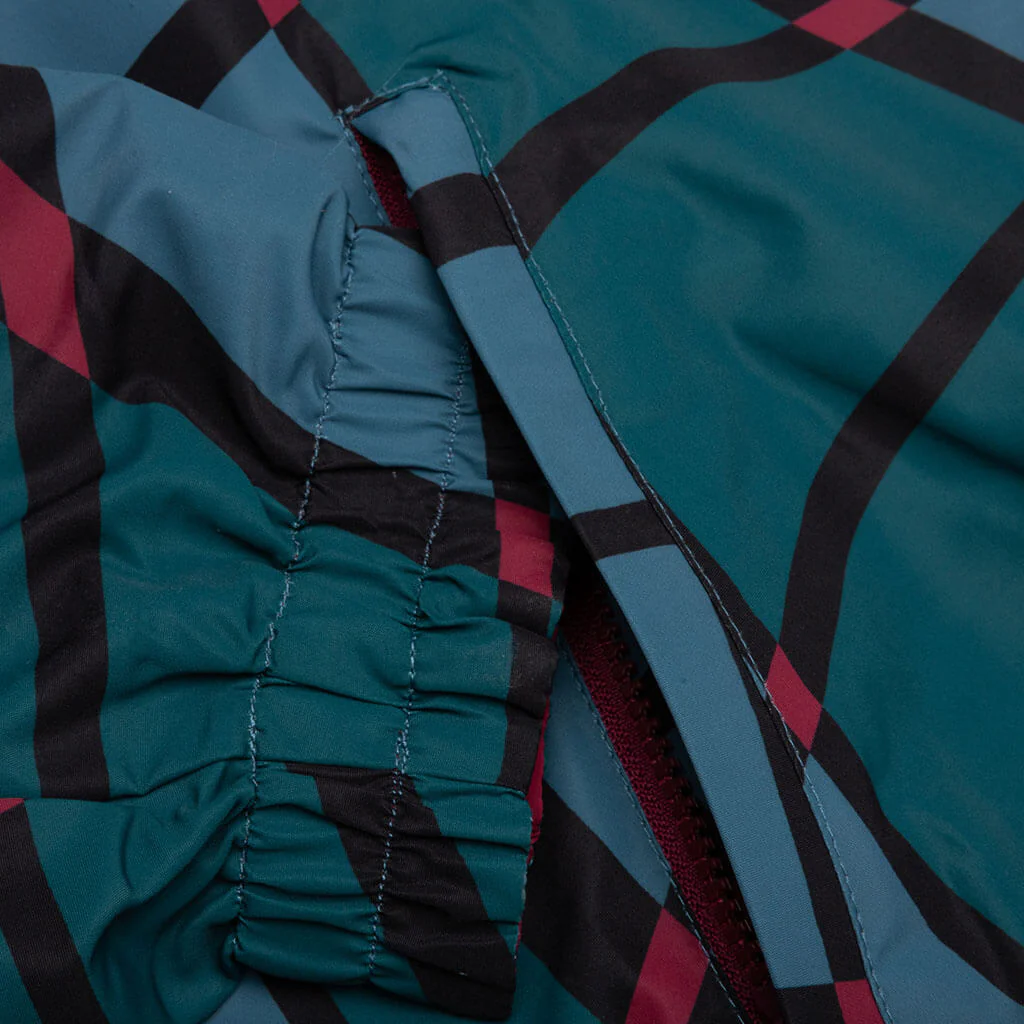 Squared Waves Pattern Track Top - Multi Check - Image 4