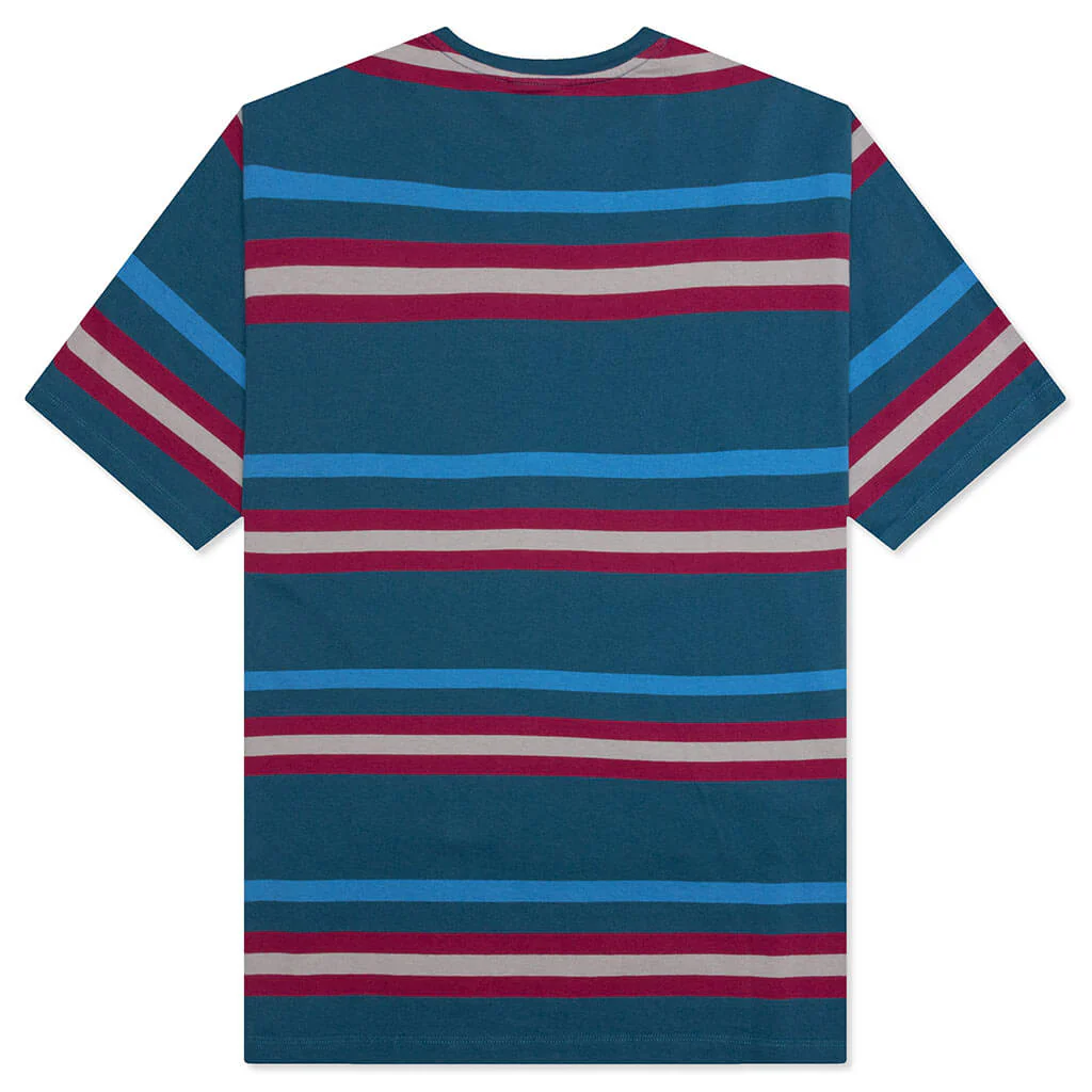 Stripeys T-Shirt - Teal - Image 2