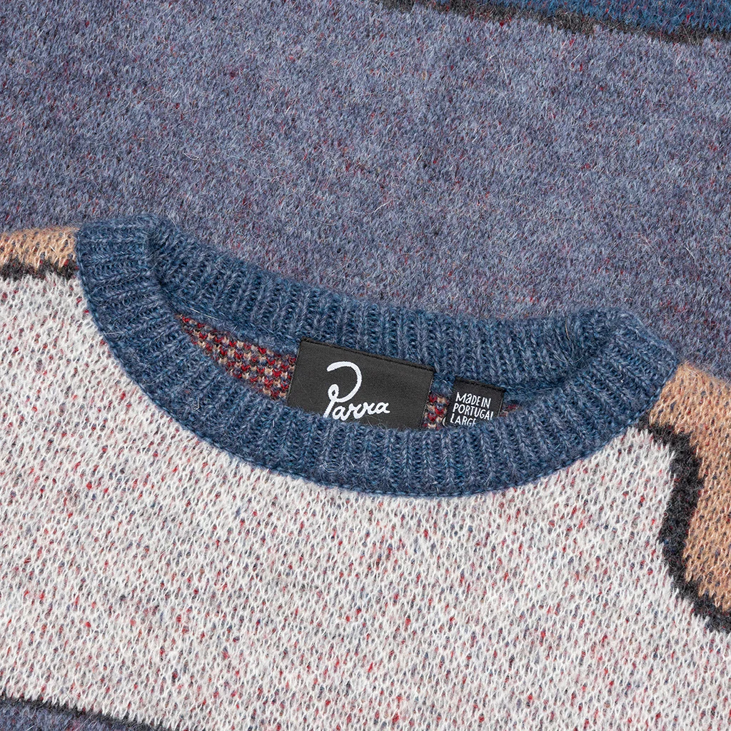 Your Street Knitted Pullover - Blue - Image 3