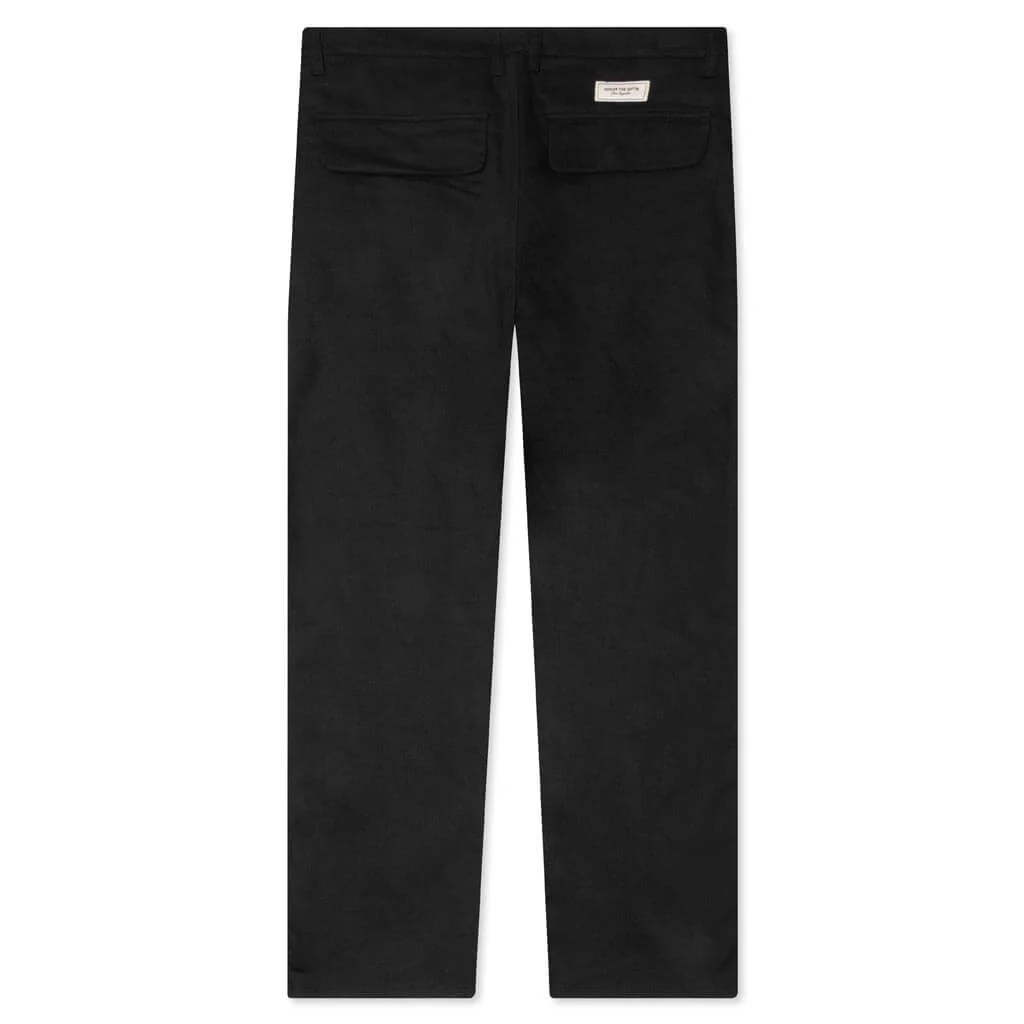 Herringbone Pant - Black - Image 2