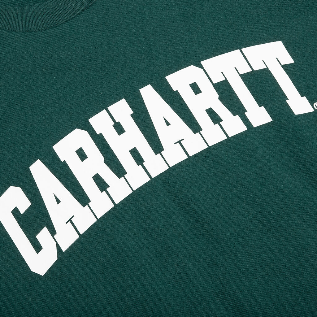 University S/S T-Shirt - Botanic/White - Image 3