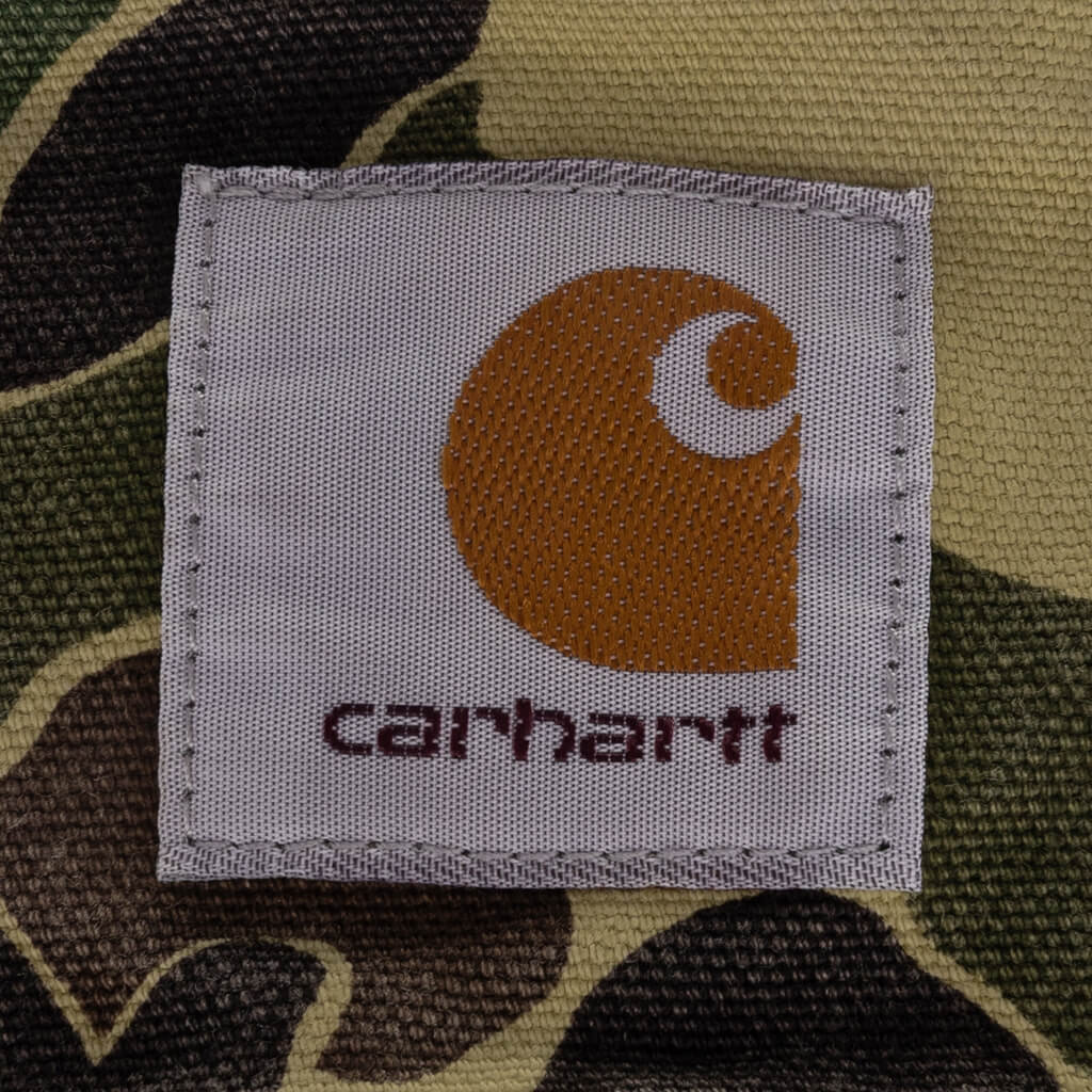 Duck Bucket Hat - Camo Duck Green Stone Washed - Image 2