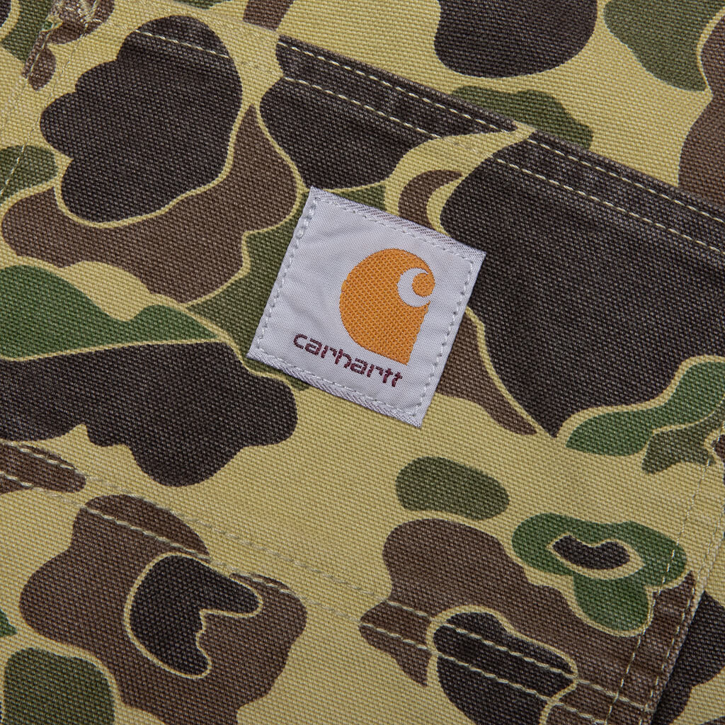 Duck Single Knee Pant - Camo Duck Green Stone Washed - Image 4