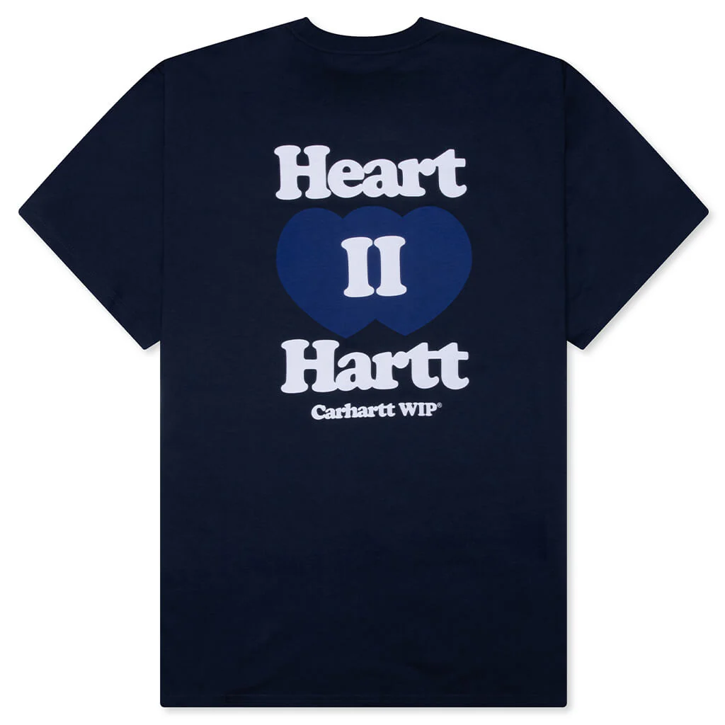Heart II Hartt S/S T-Shirt - Blue - Image 2
