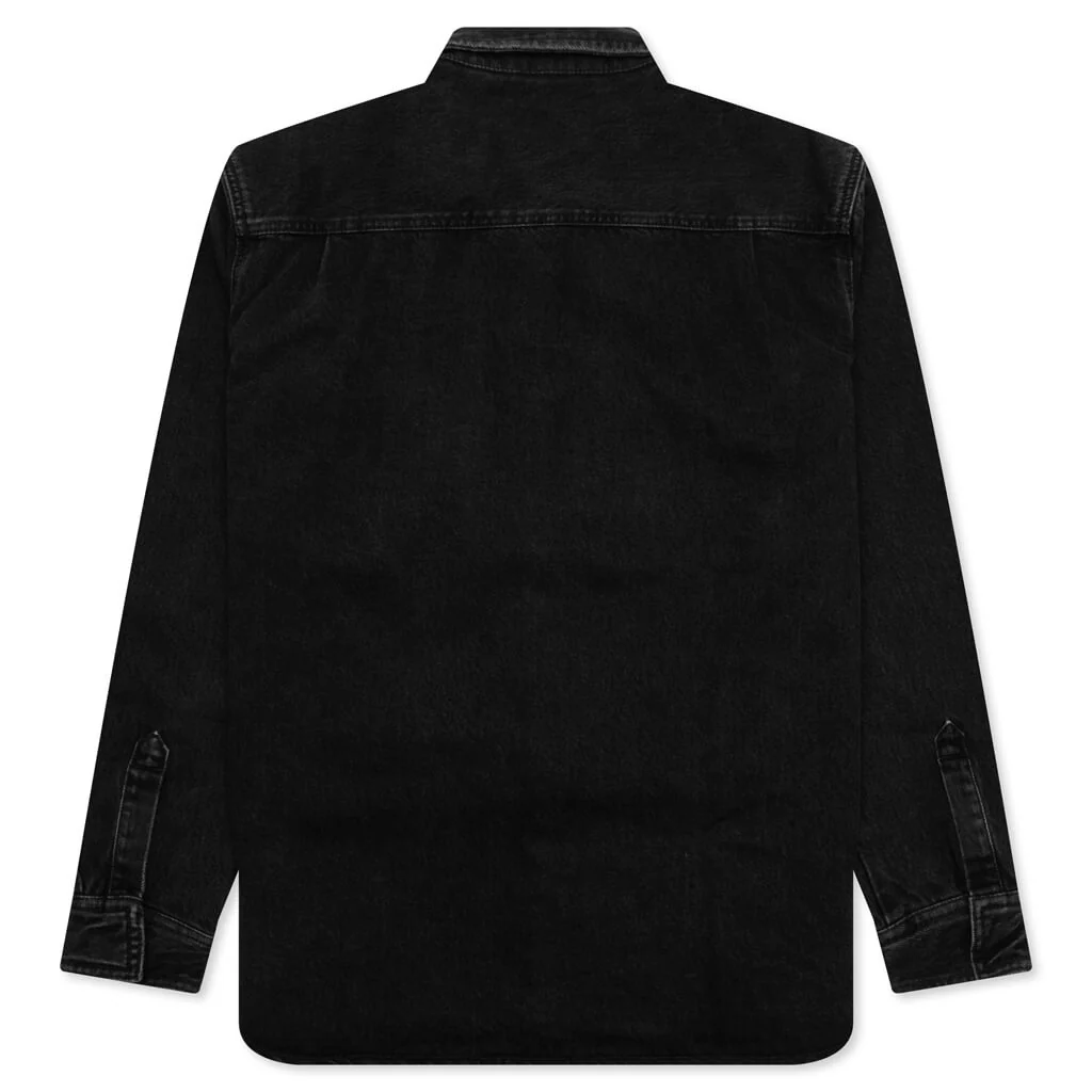 Monterey Shirt Jacket - Black Stone Washed - Image 2