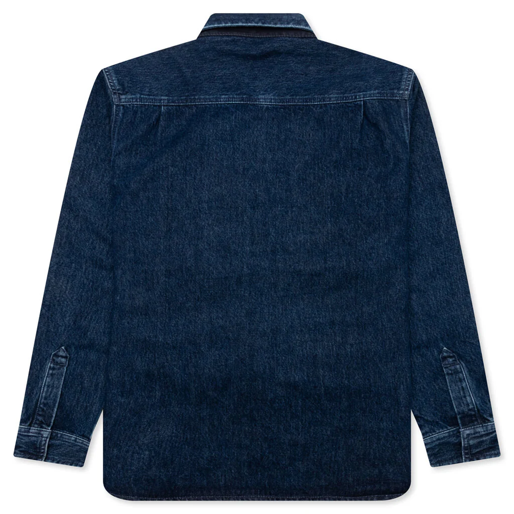 Monterey Shirt Jacket - Blue Stone Washed - Image 2